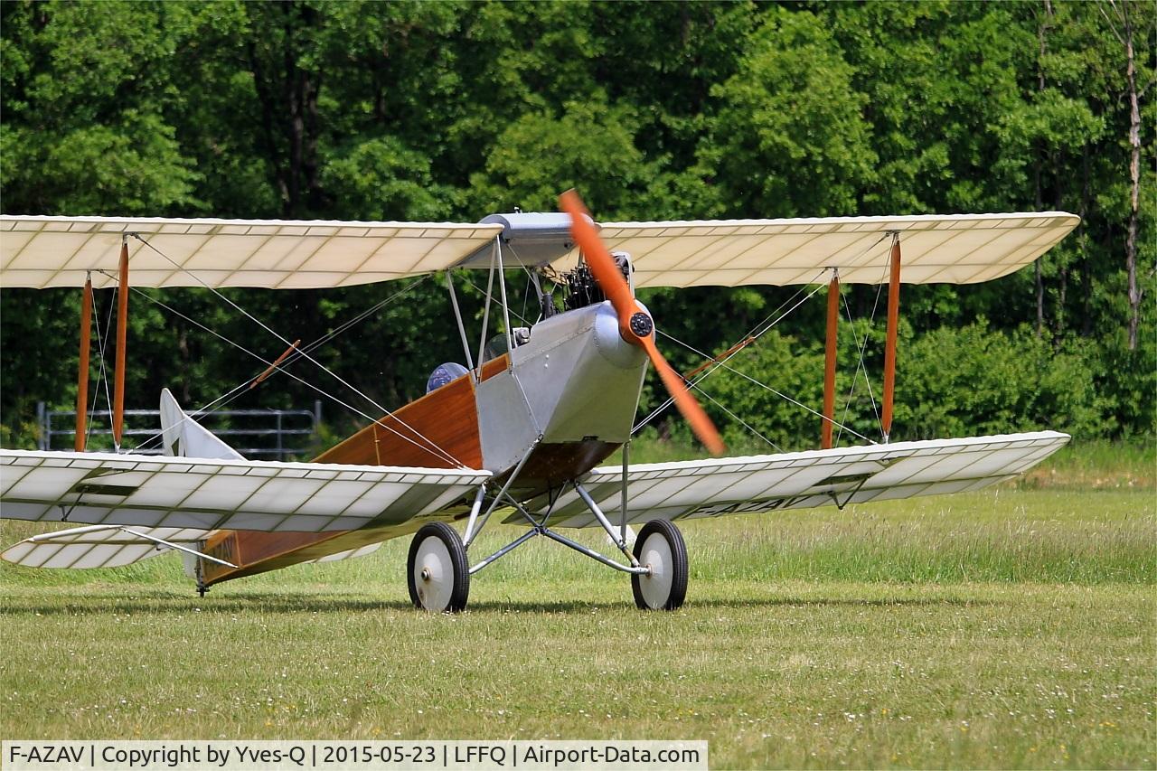 F-AZAV, LFG Roland C.II C/N 005, LFG C2, Taxiing, La Ferté-Alais airfield (LFFQ) Airshow 2015
