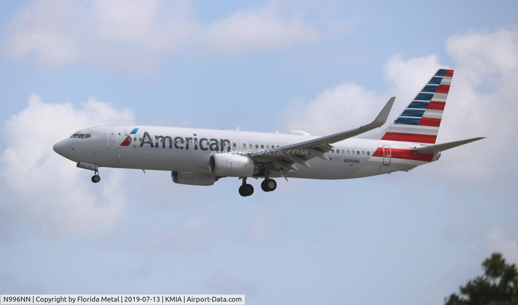 N996NN, 2016 Boeing 737-823 C/N 31248, American
