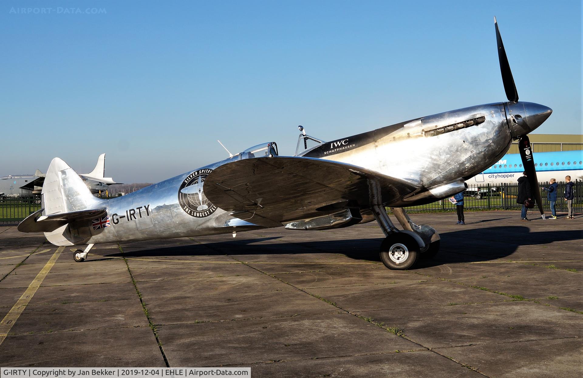 G-IRTY, 1943 Supermarine 361 Spitfire LF.IXc C/N CBAF.IX.970, Lelystad Airport. Visiting the Aviodrome Museum