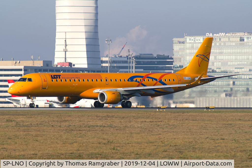 SP-LNO, 2007 Embraer 195LR (ERJ-190-200LR) C/N 19000084, LOT - Polish Airlines Embraer 195 (Saratov Airlines colors)