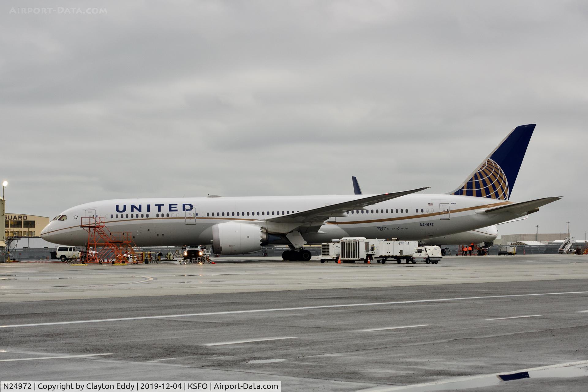 N24972, 2018 Boeing 787-9 Dreamliner C/N 40939, SFO 2019.