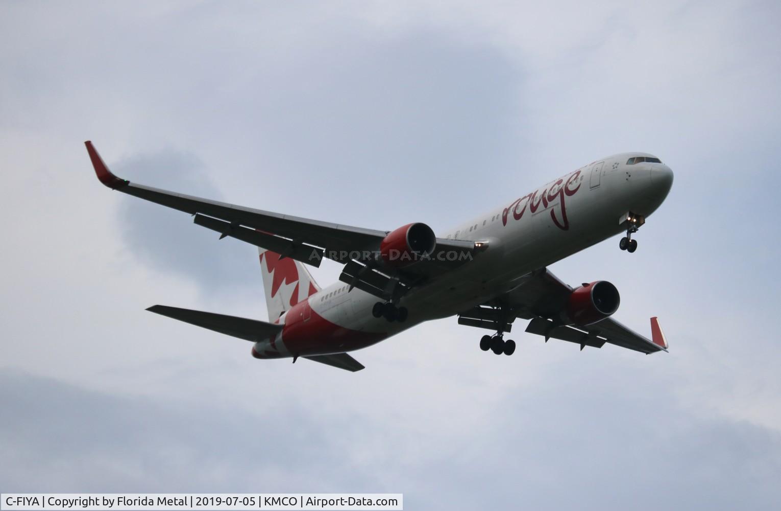 C-FIYA, 2002 Boeing 767-33A C/N 33421, MCO spotting