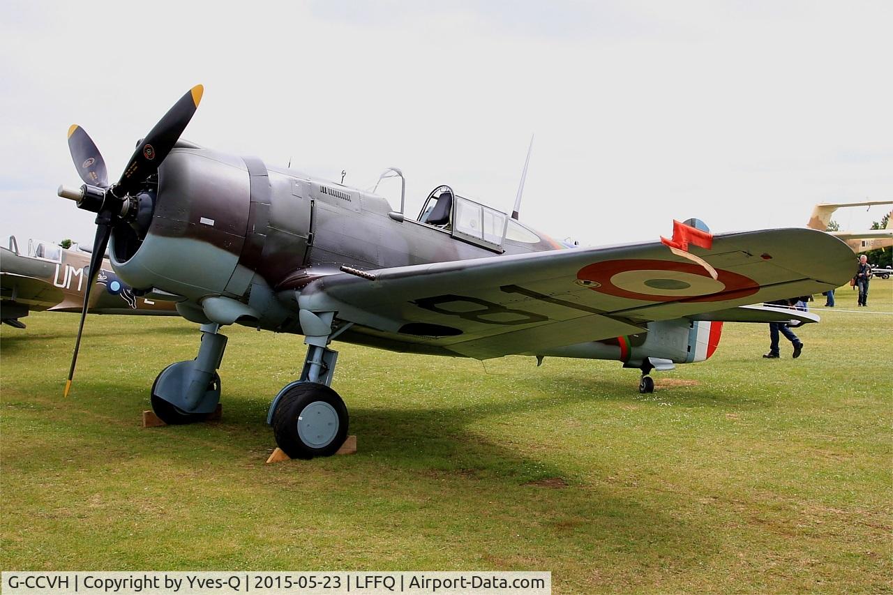 G-CCVH, 1939 Curtiss H-75A-1 C/N 12881, Curtiss H-75A-1, Static display, La Ferté-Alais airfield (LFFQ) Airshow 2015