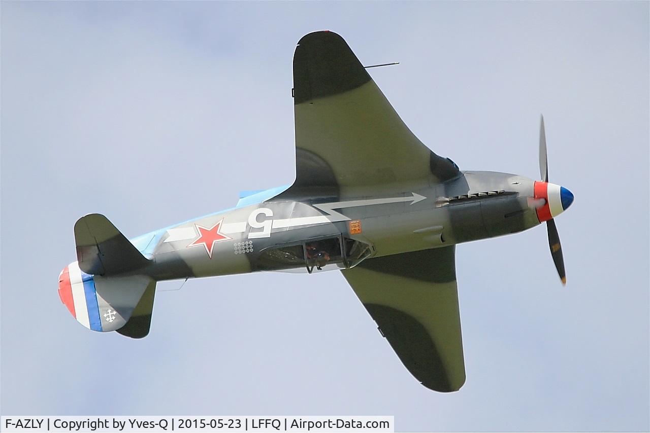 F-AZLY, Yakovlev Yak-3U C/N 172890, Yakovlev YAK-3U, On display, La Ferté-Alais Airfield (LFFQ) Air Show 2015