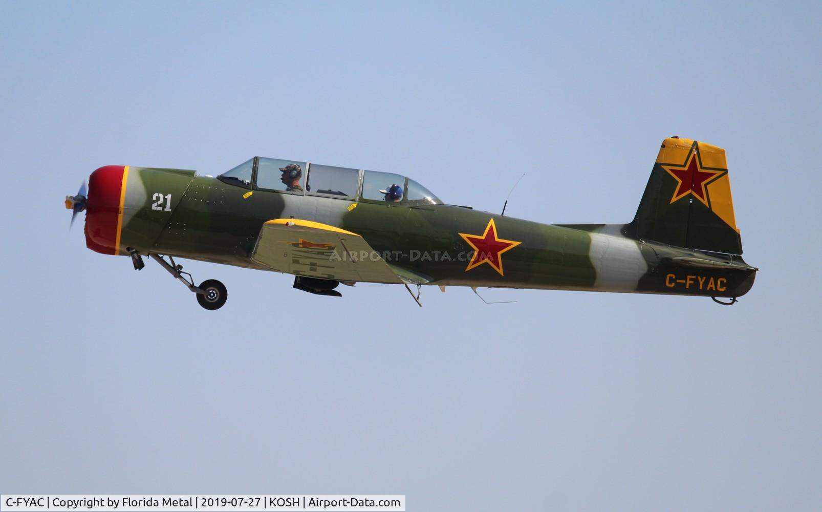 C-FYAC, 1969 Nanchang CJ-6A C/N 2632060, OSH 2019