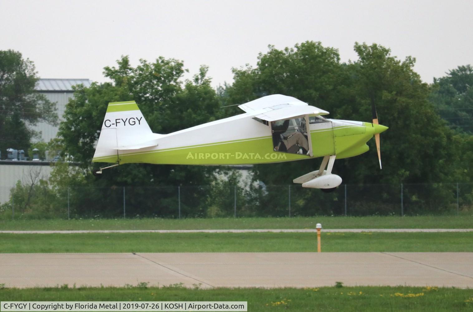 C-FYGY, 1971 Wittman W-8 Tailwind C/N 0102 54, OSH 2019