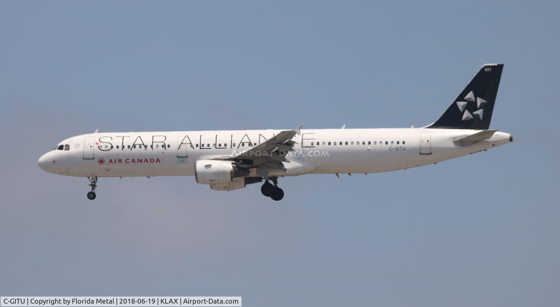 C-GITU, 2001 Airbus A321-211 C/N 1602, LAX spotting