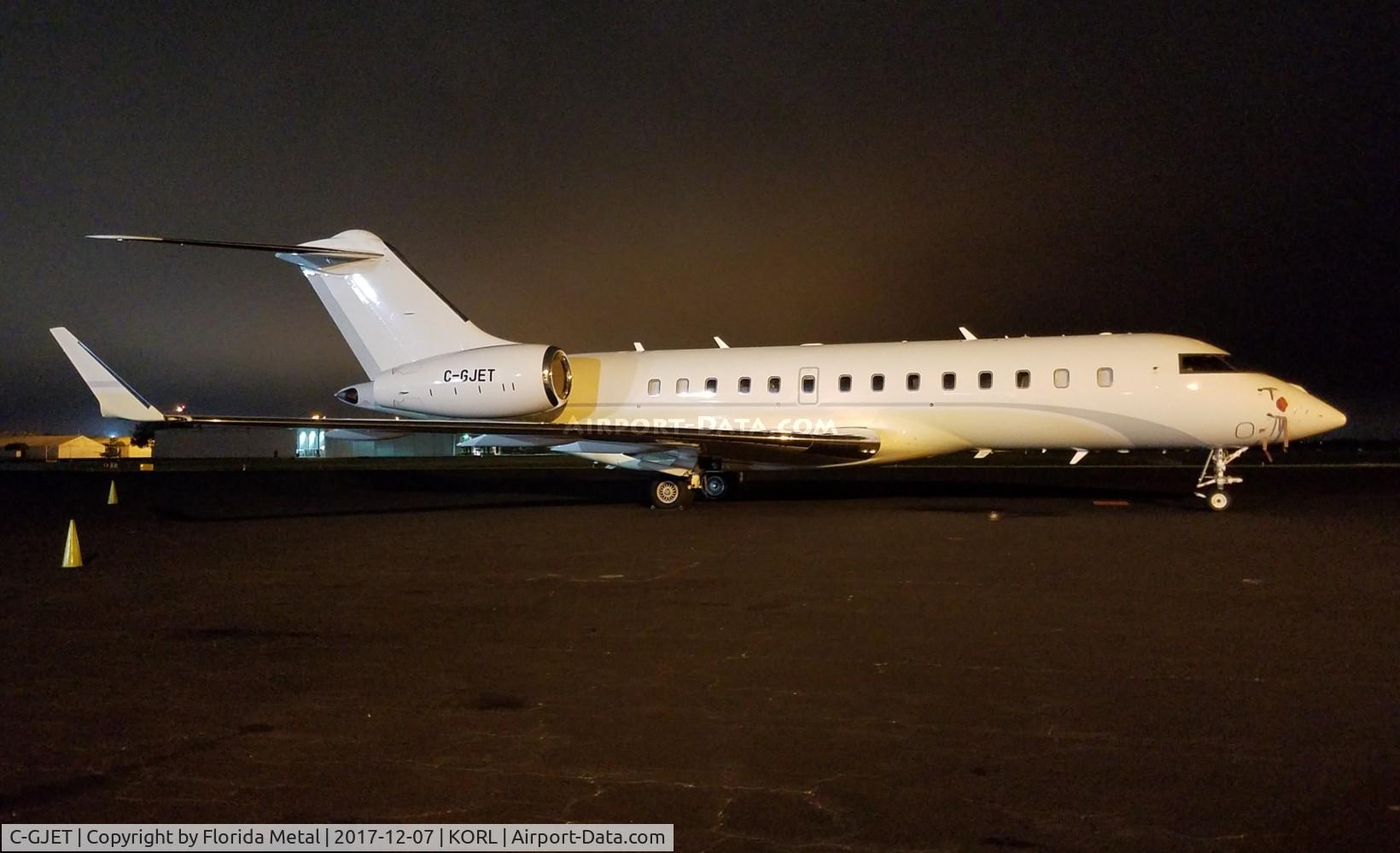 C-GJET, 2011 Bombardier BD-700-1A11 Global 5000 C/N 9461, ORL Spotting