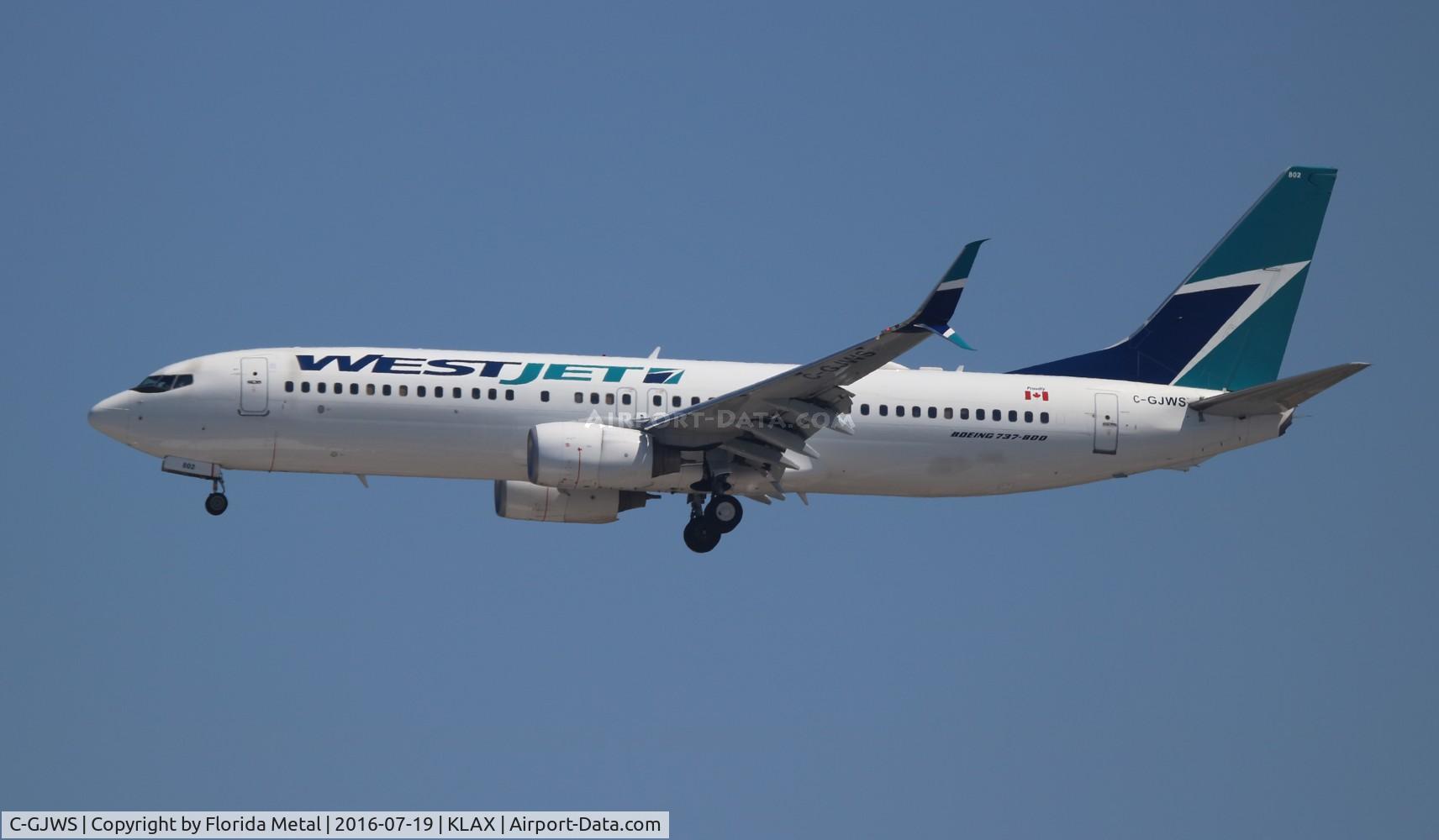 C-GJWS, 2005 Boeing 737-8CT C/N 34152, LAX spotting