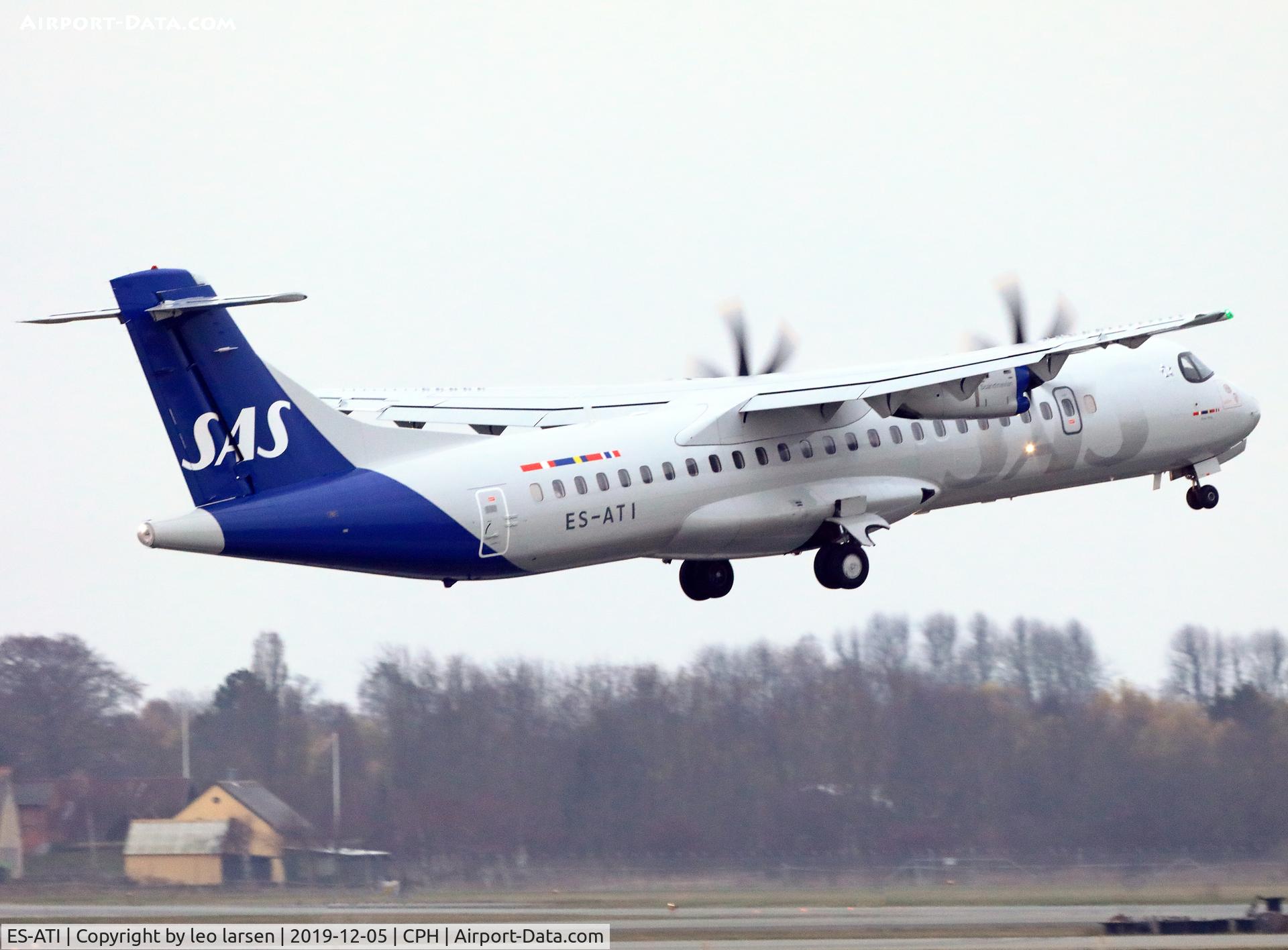 ES-ATI, 2013 ATR 72-600 (72-212A) C/N 1075, Copenhagen 5.12.2019