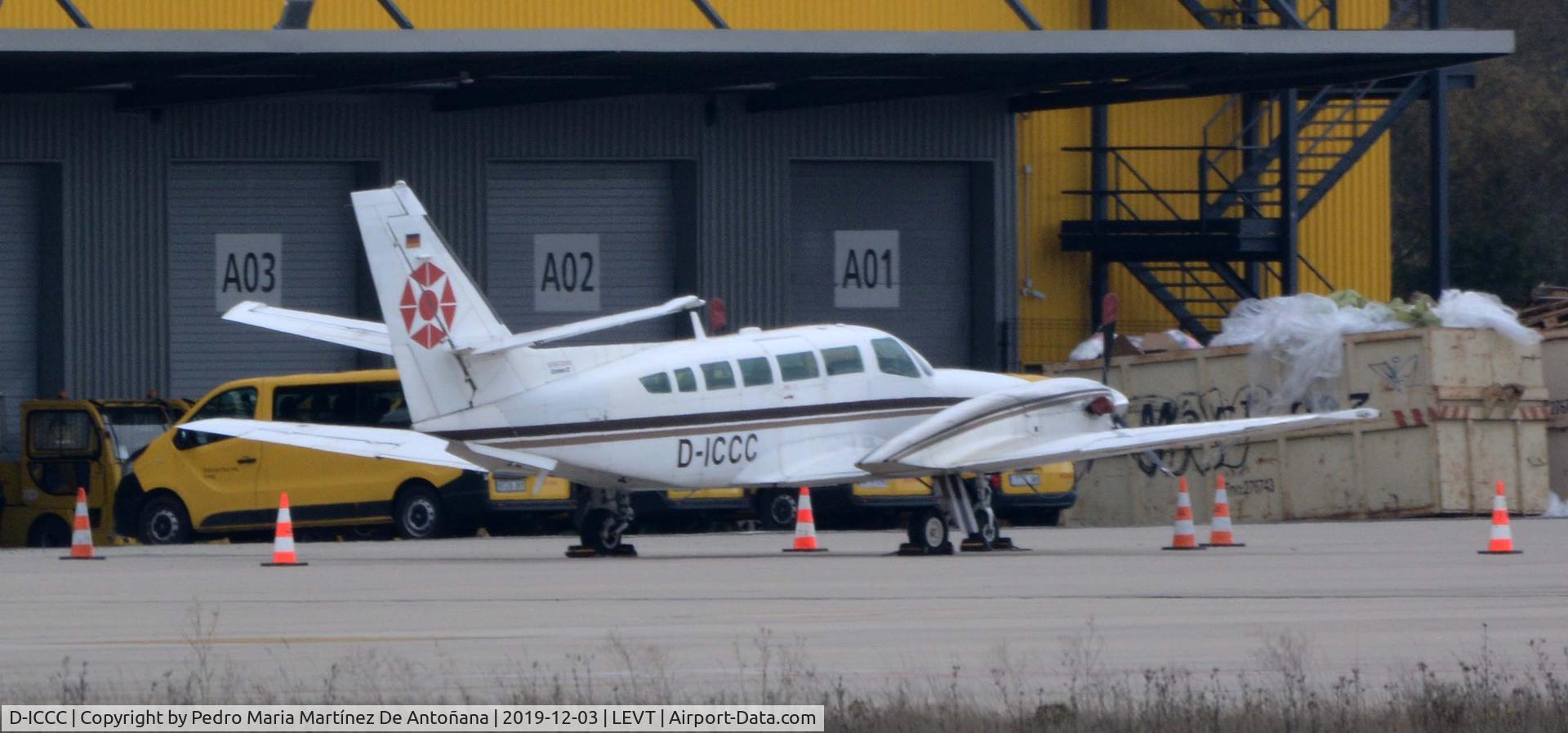 D-ICCC, 1975 Cessna 500 Citation 1 C/N 500-0269, Aeropuerto de Foronda - Vitoria-Gasteiz - Euskadi - España