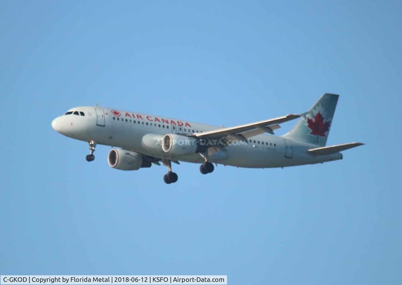 C-GKOD, 2002 Airbus A320-214 C/N 1864, SFO Spotting