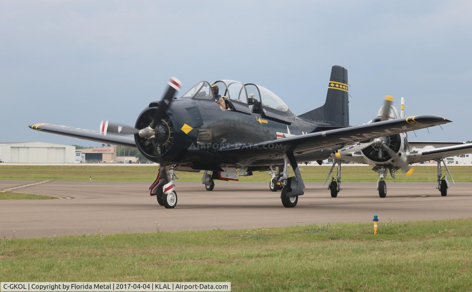C-GKOL, 1957 North American T-28C Trojan C/N 252-23, LAL Sun N Fun 2017