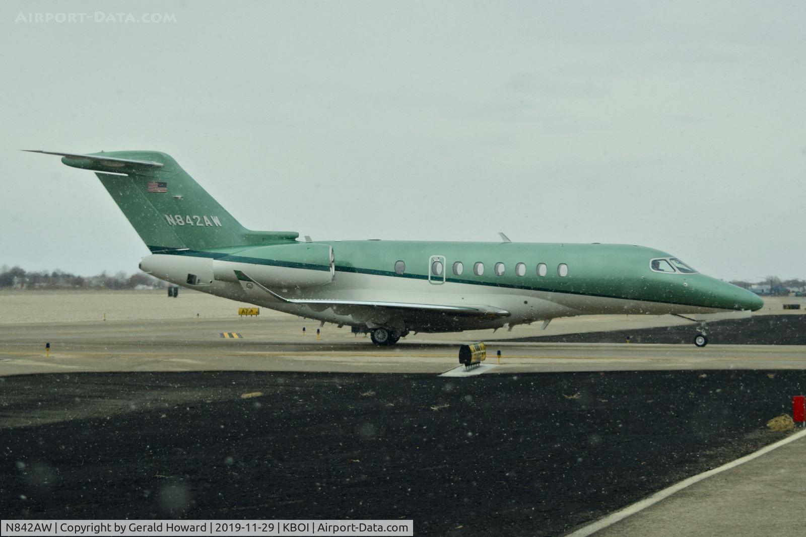 N842AW, 2019 Cessna 700 Citation Longitude C/N 700-0009, Taxiing off Alpha.