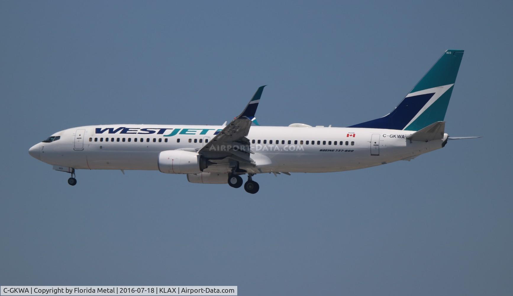 C-GKWA, 2013 Boeing 737-8CT C/N 39089, LAX spotting