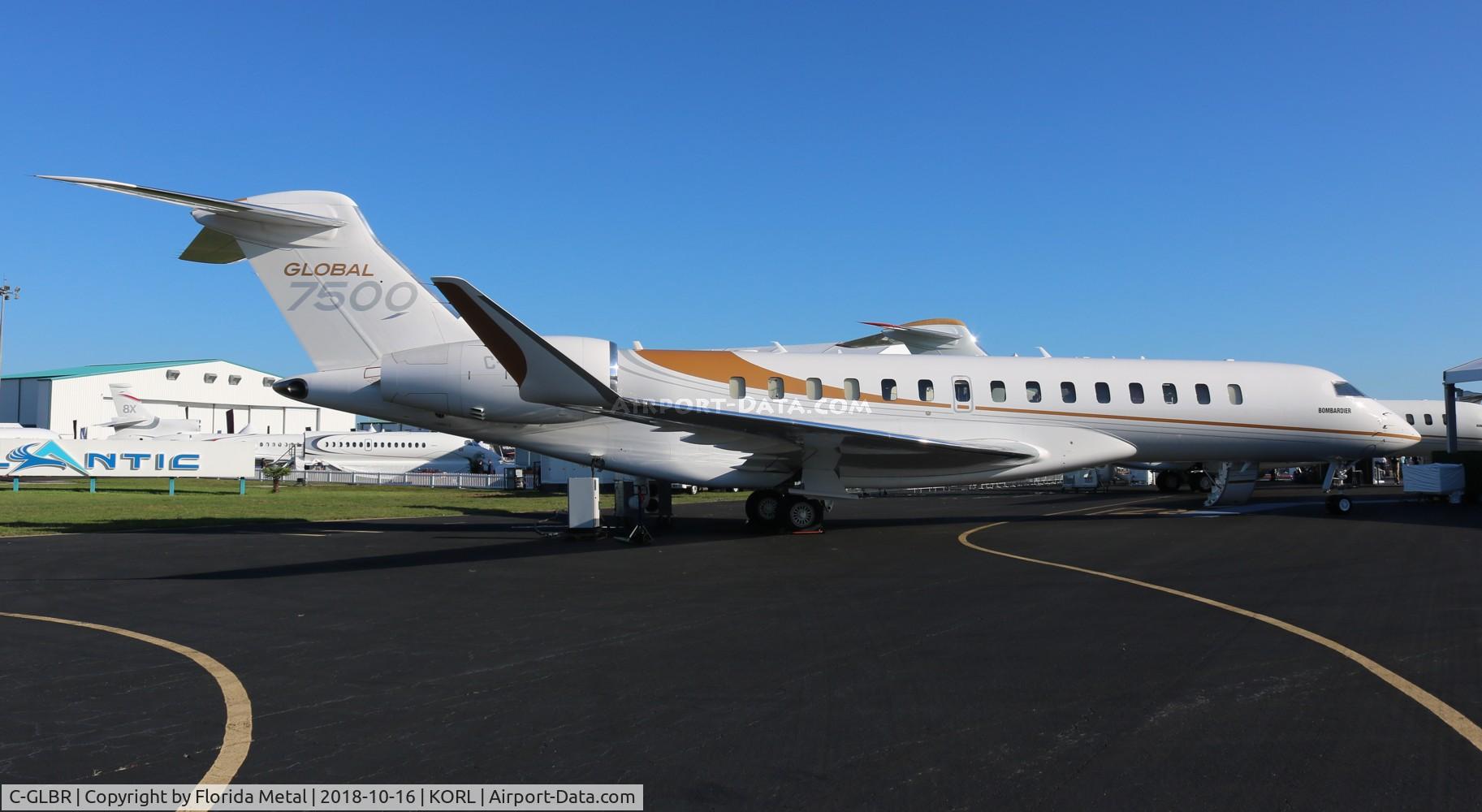 C-GLBR, 2017 Bombardier BD-700-2A12 Global 7000 C/N 70004, ORL NBAA 2018