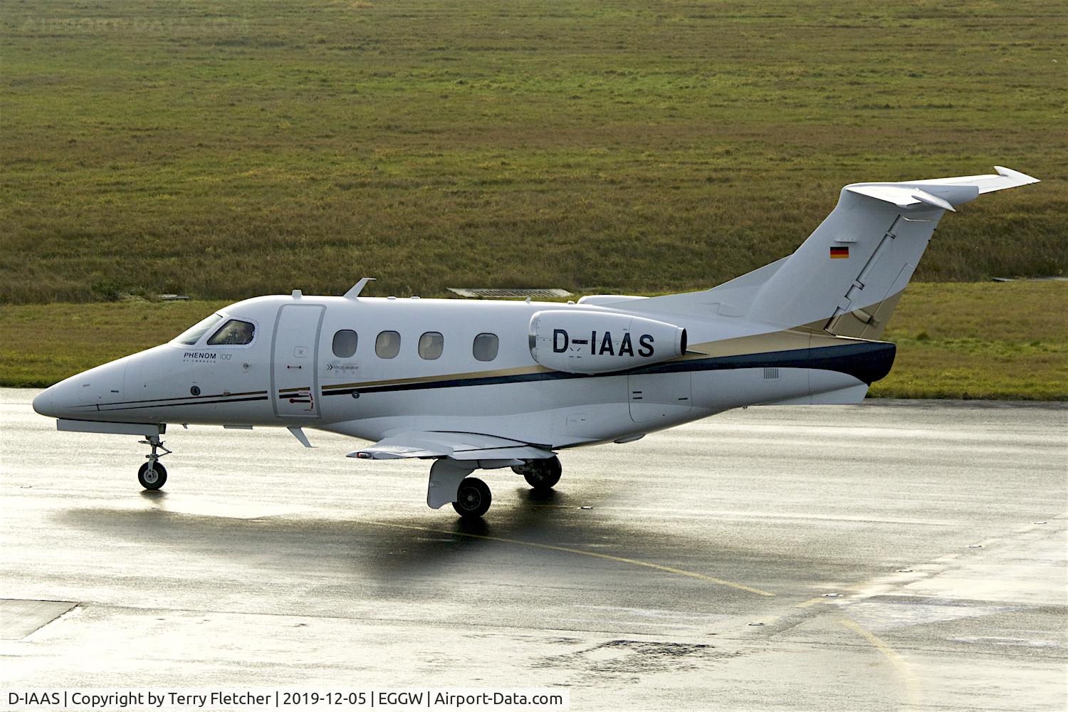 D-IAAS, 2010 Embraer EMB-500 Phenom 100 C/N 50000132, At Luton