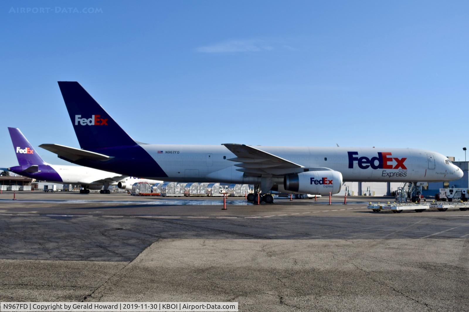 N967FD, 1994 Boeing 757-28A(SF) C/N 26269, Parked on the Fed Ex ramp.