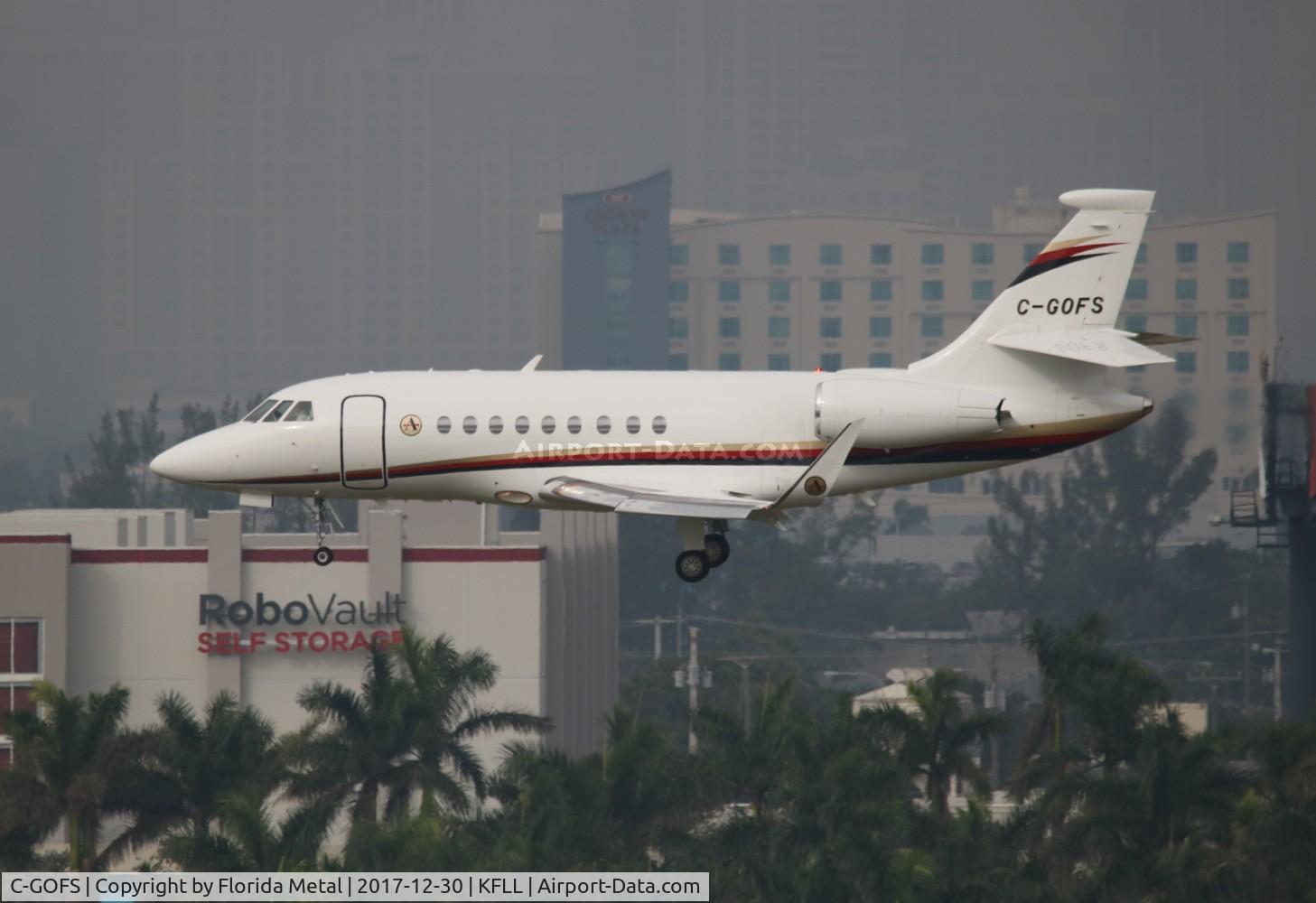 C-GOFS, 2014 Dassault Falcon 2000LX C/N 286, FLL spotting