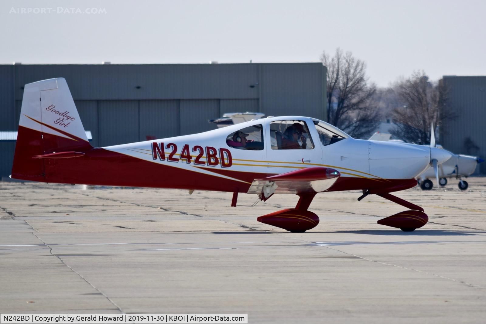 N242BD, 2012 Vans RV-10 C/N 40084, On the south GA ramp.