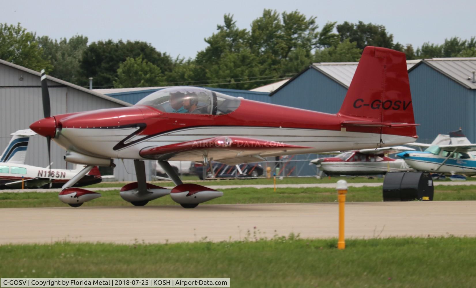 C-GOSV, 2006 Vans RV-7A C/N 72368, OSH 2018