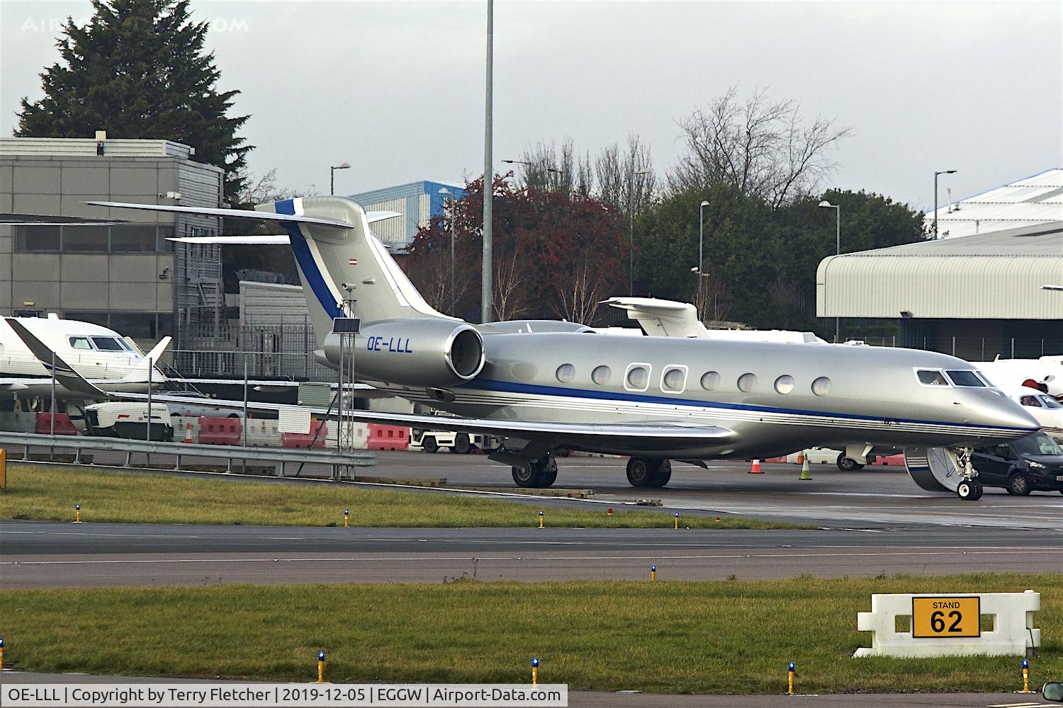 OE-LLL, 2018 Gulfstream G-VI (G650ER) C/N 6353, At Luton
