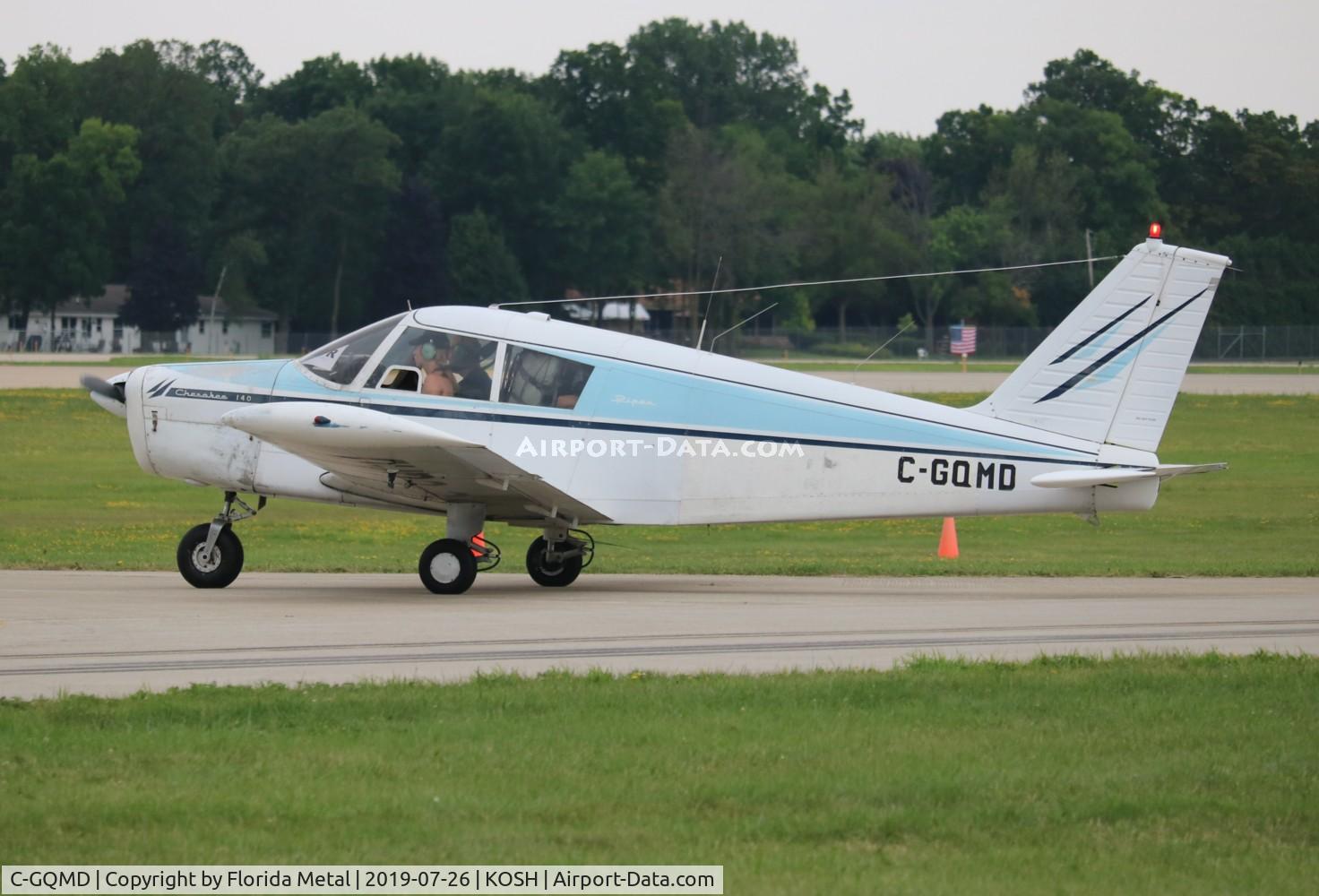 C-GQMD, 1965 Piper PA-28-140 Cherokee Cruiser C/N 28-20958, OSH 2019