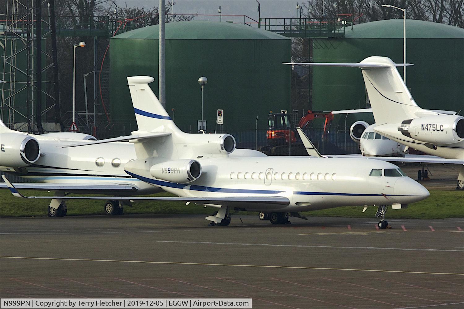 N999PN, 2011 Dassault Falcon 7X C/N 132, At Luton