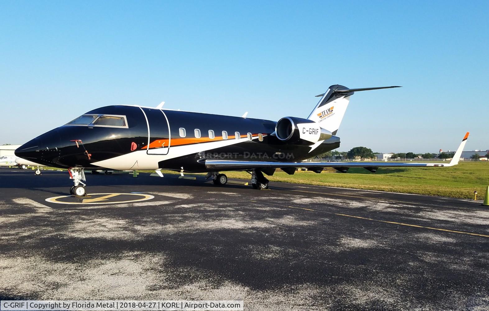 C-GRIF, 1991 Canadair Challenger 601-3A (CL-600-2B16) C/N 5093, ORL Spotting