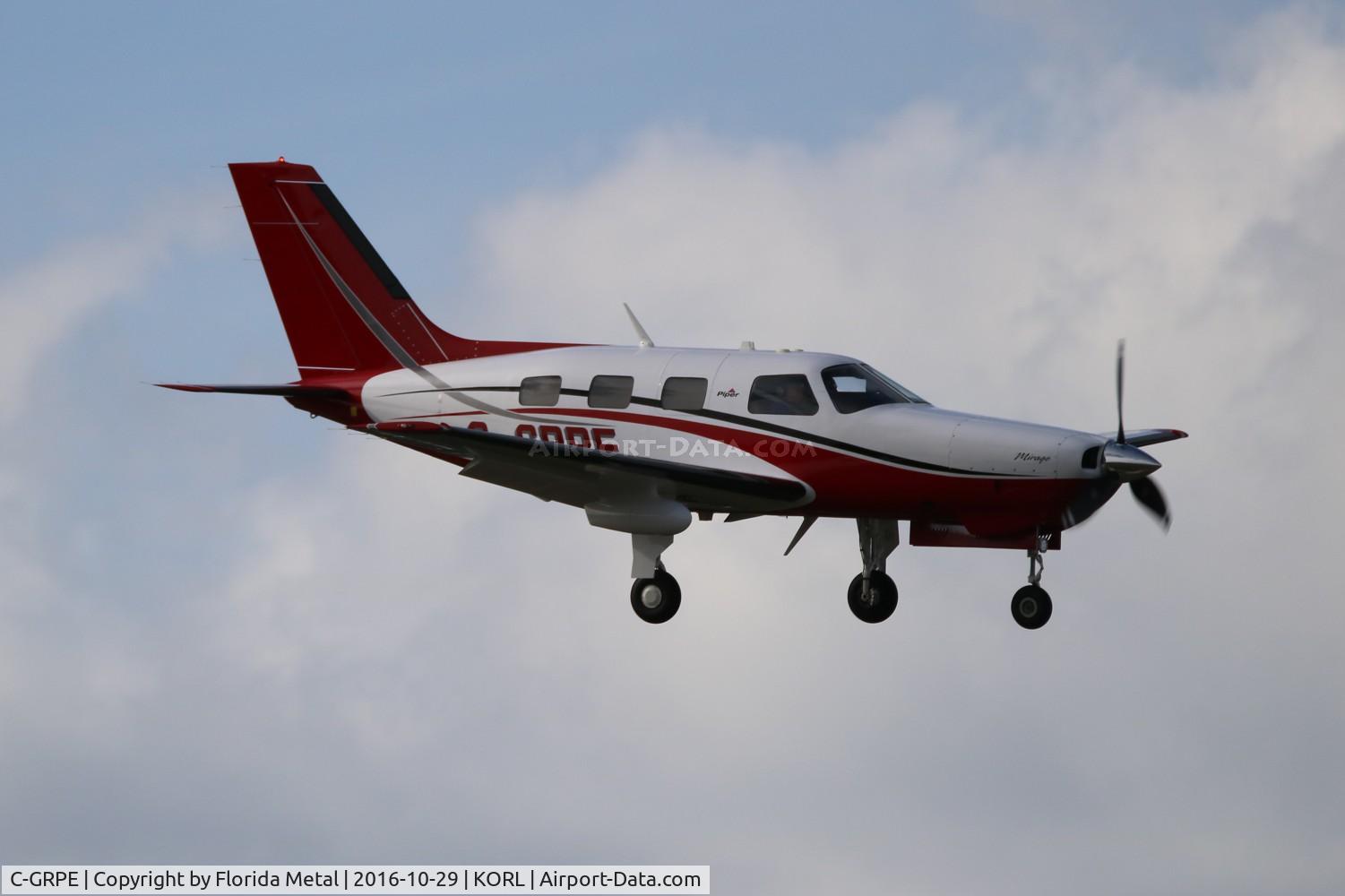 C-GRPE, 2012 Piper PA-46-350P Malibu Mirage C/N 4636564, ORL NBAA 2016
