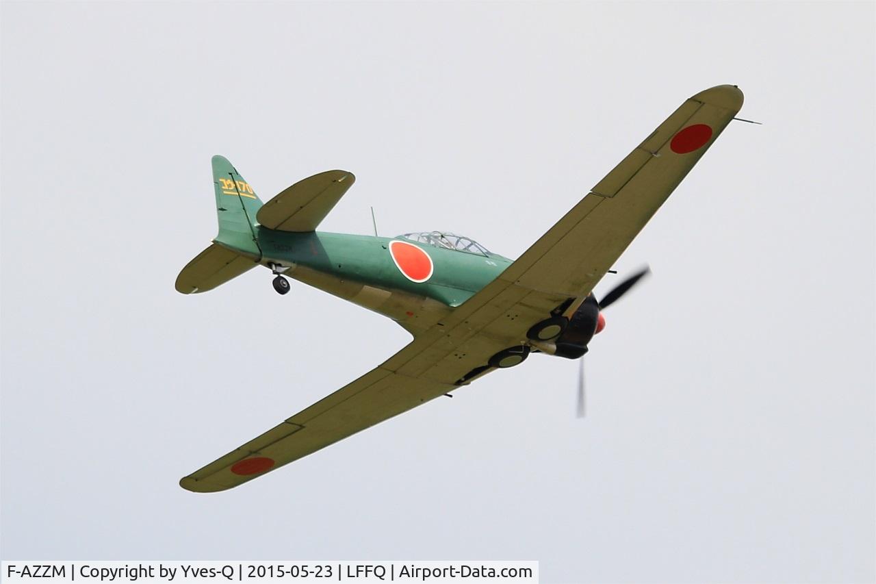 F-AZZM, 2000 North American AT-6B Texan C/N SA-32, North American AT-6B Texan, On display, La Ferté-Alais airfield (LFFQ) Air show 2015