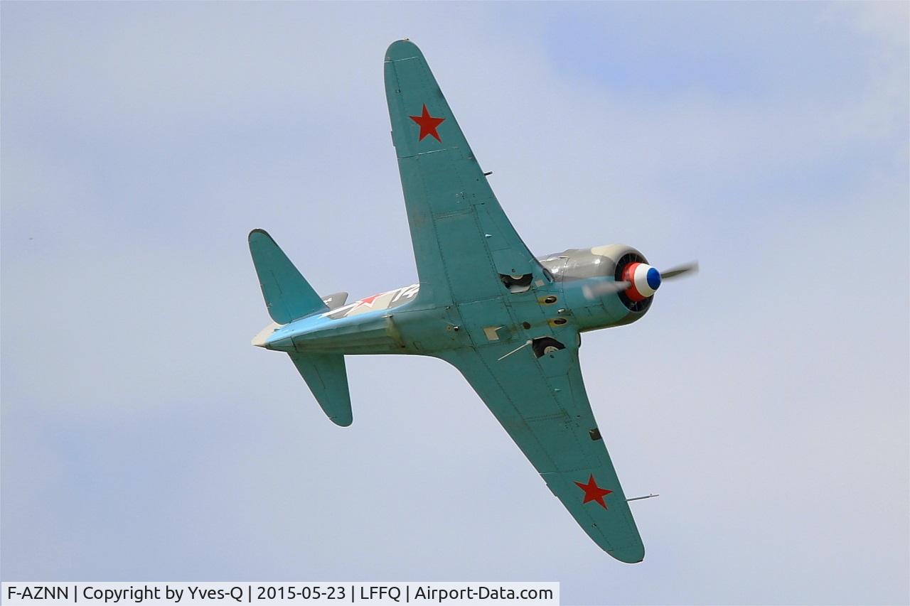 F-AZNN, Yakovlev Yak-11 C/N 25 III/05, Yakovlev YAK-11, On display, La Ferté-Alais airfield (LFFQ) Airshow 2015