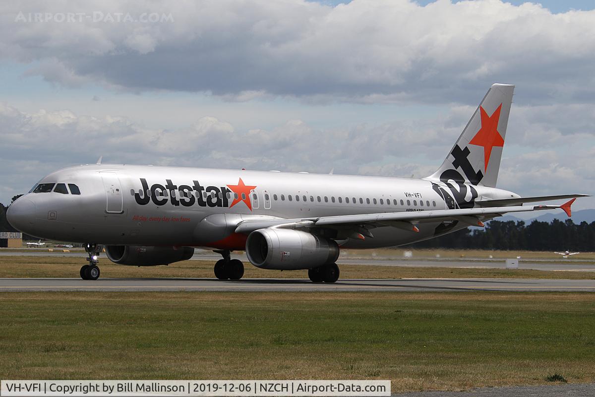VH-VFI, 2012 Airbus A320-232 C/N 5270, JQ234 to AKL