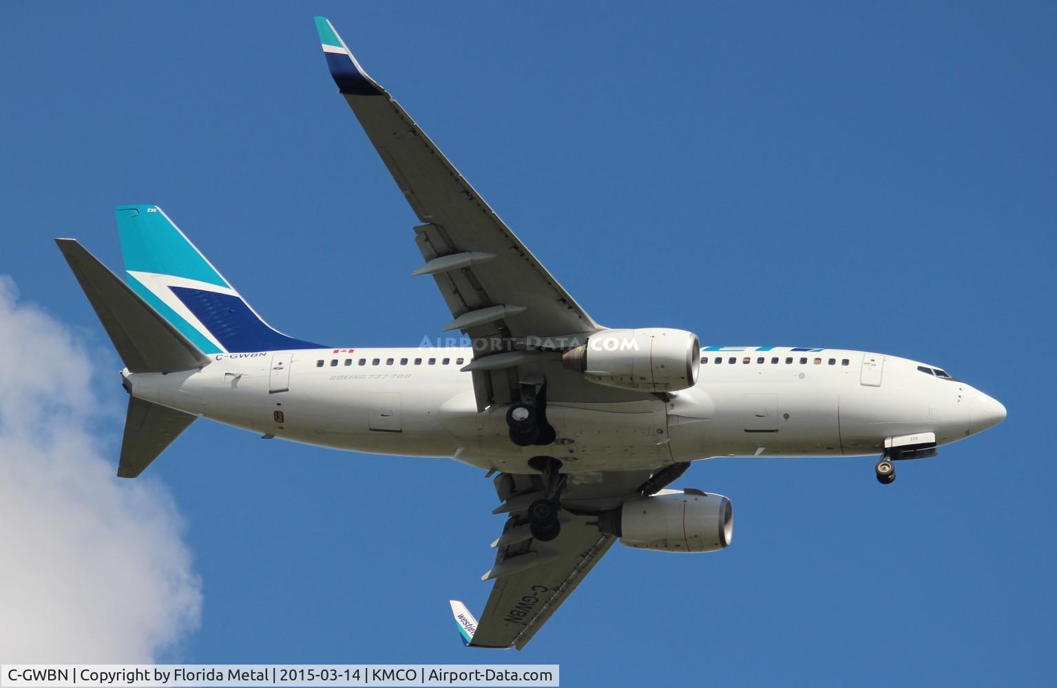 C-GWBN, 2005 Boeing 737-7CT C/N 34155, MCO spotting