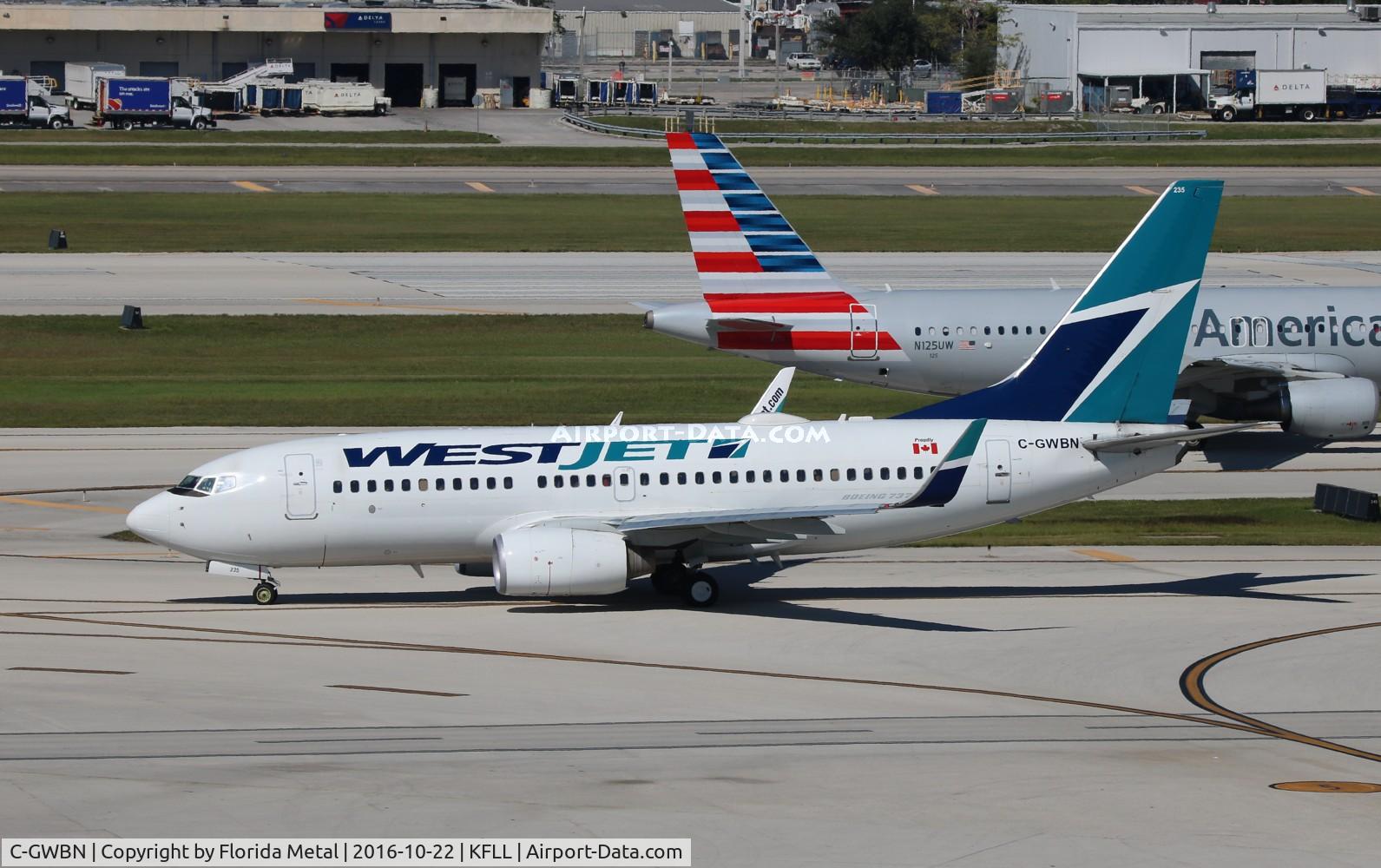 C-GWBN, 2005 Boeing 737-7CT C/N 34155, FLL spotting