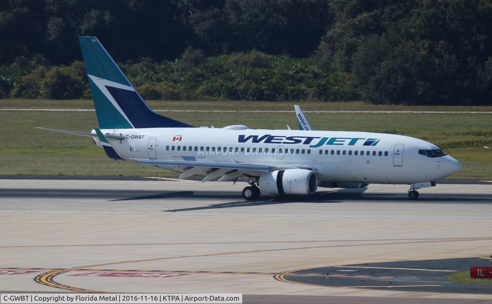 C-GWBT, 2003 Boeing 737-7CT C/N 32755, TPA spotting
