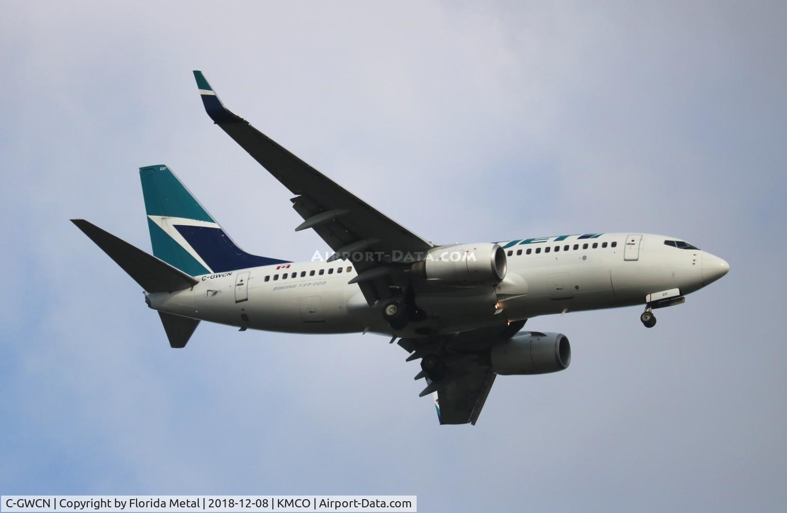 C-GWCN, 2005 Boeing 737-7CT C/N 34157, MCO spotting
