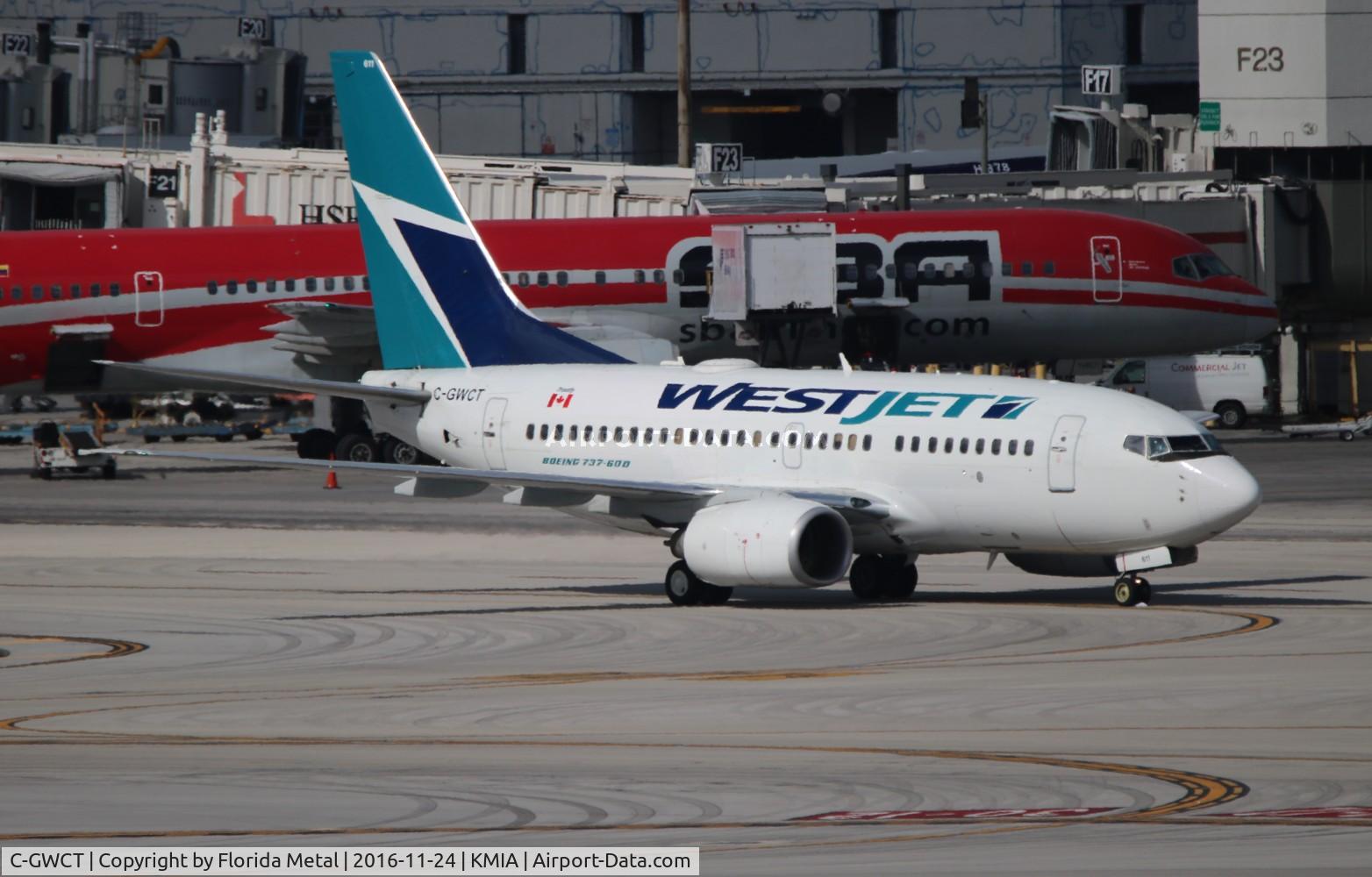 C-GWCT, 2006 Boeing 737-6CT C/N 35112, MIA spotting