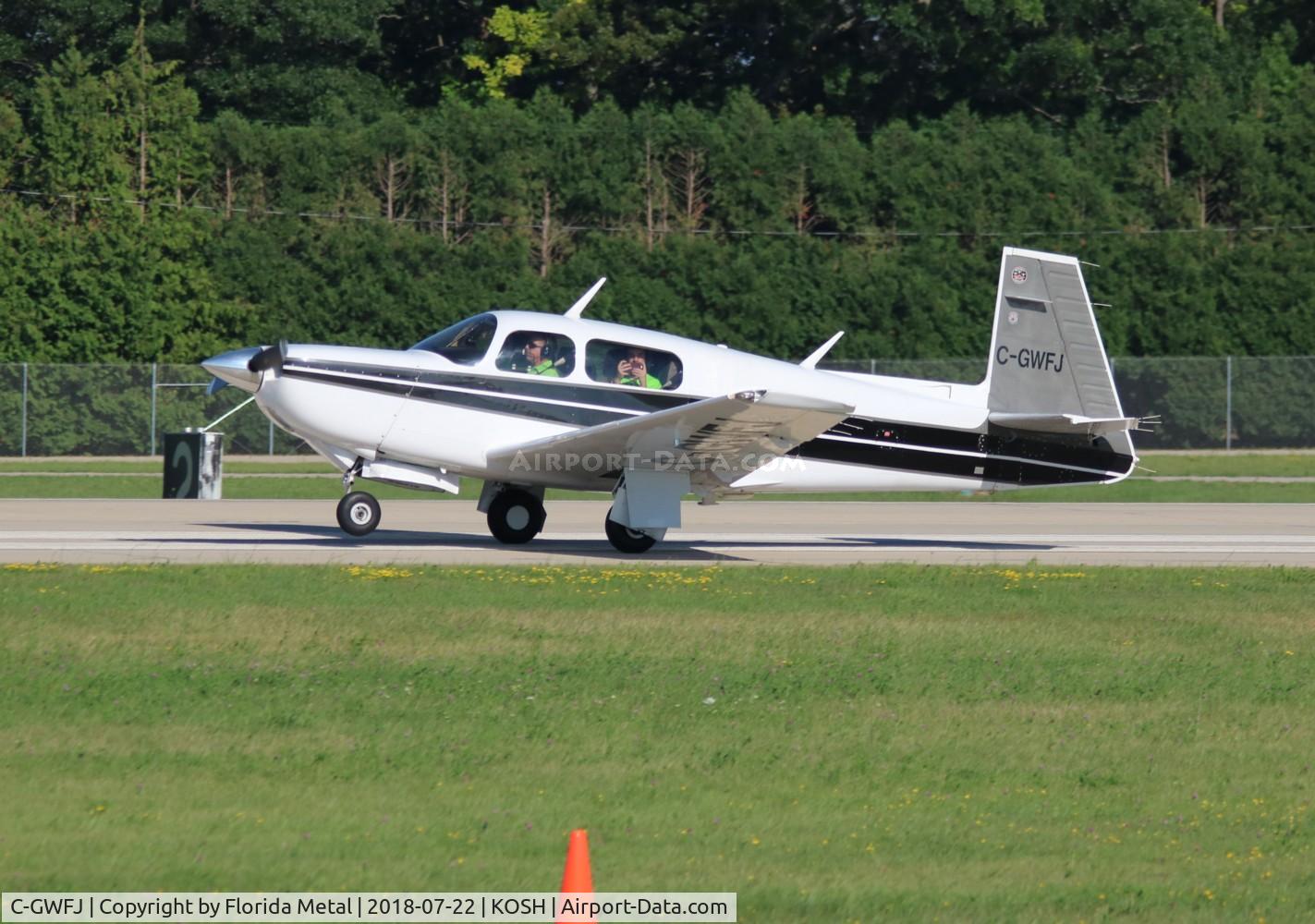 C-GWFJ, 1986 Mooney M20K C/N 25 1073, OSH 2018