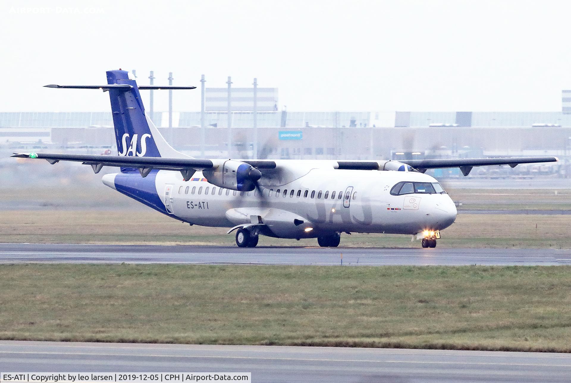 ES-ATI, 2013 ATR 72-600 (72-212A) C/N 1075, Copenhagen 5.12.2019