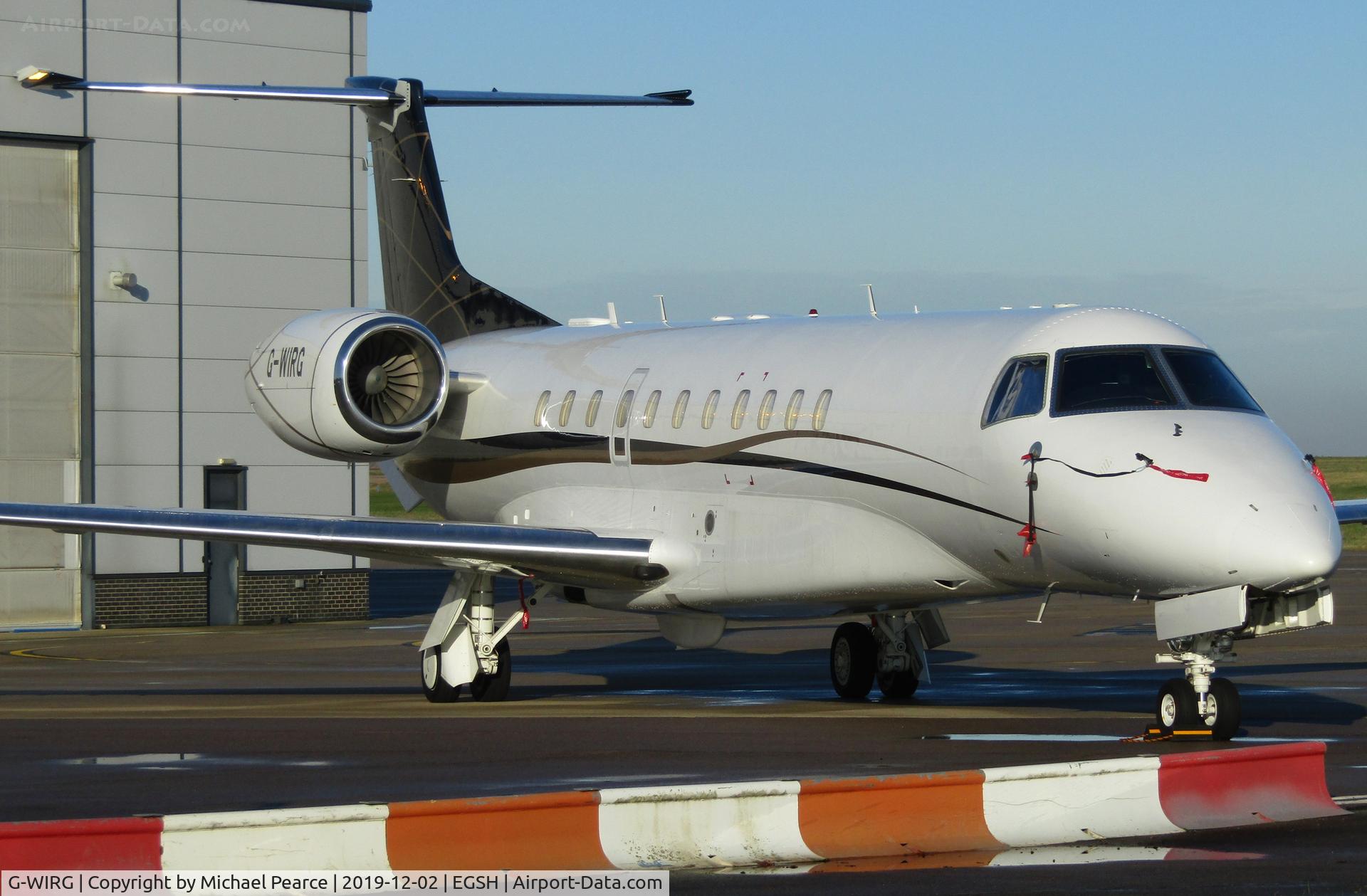 G-WIRG, 2013 Embraer EMB-135BJ Legacy 650 C/N 14501184, Visiting SaxonAir from Accra (ACC).