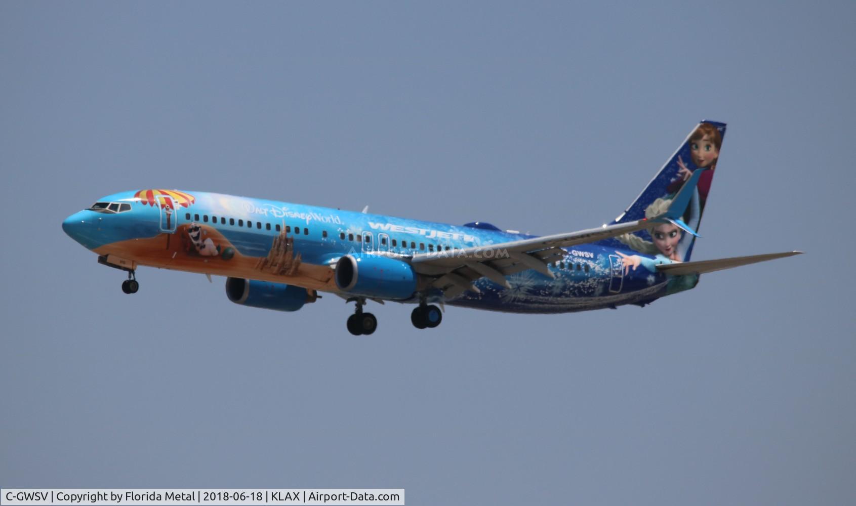 C-GWSV, 2009 Boeing 737-8CT C/N 37158, LAX spotting