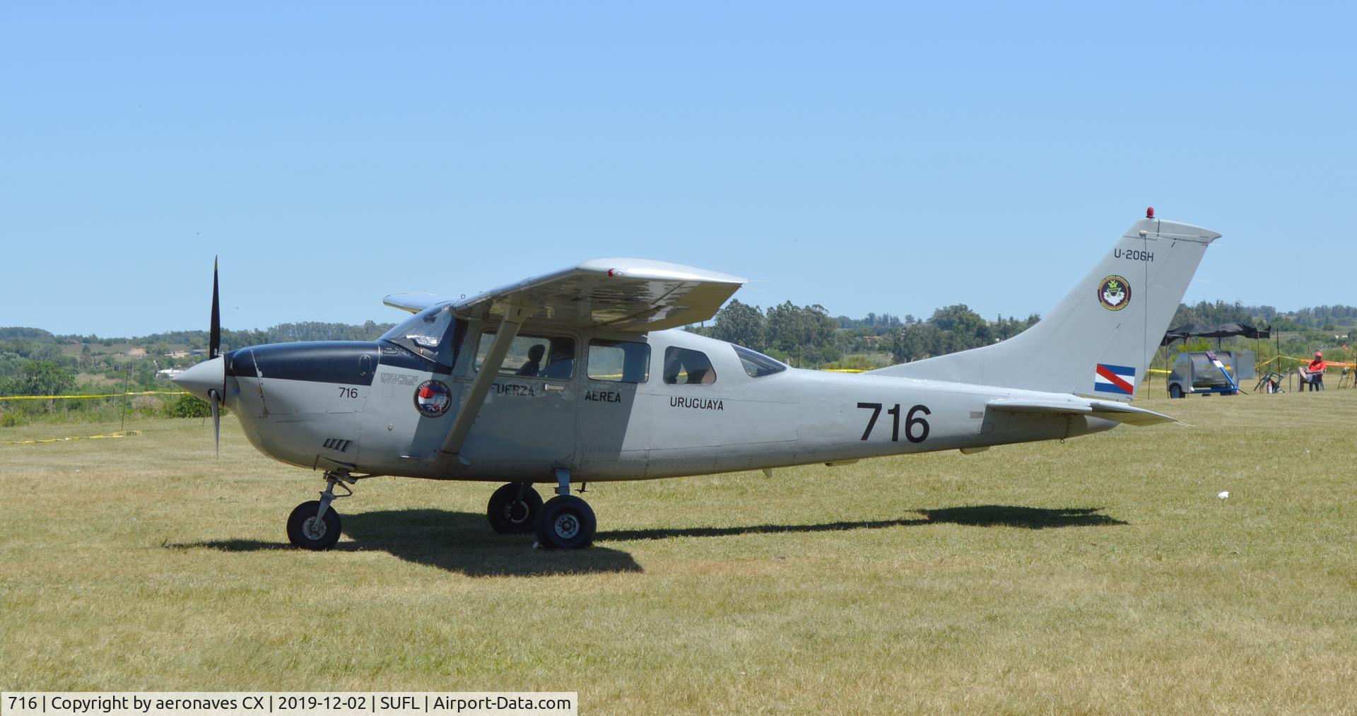 716, Cessna U206H Stationair C/N U206H-08009, Florida vuela 2019.