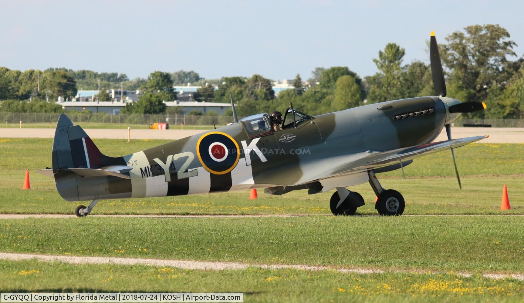 C-GYQQ, 1945 Supermarine Spitfire IXe C/N TE294, OSH 2018