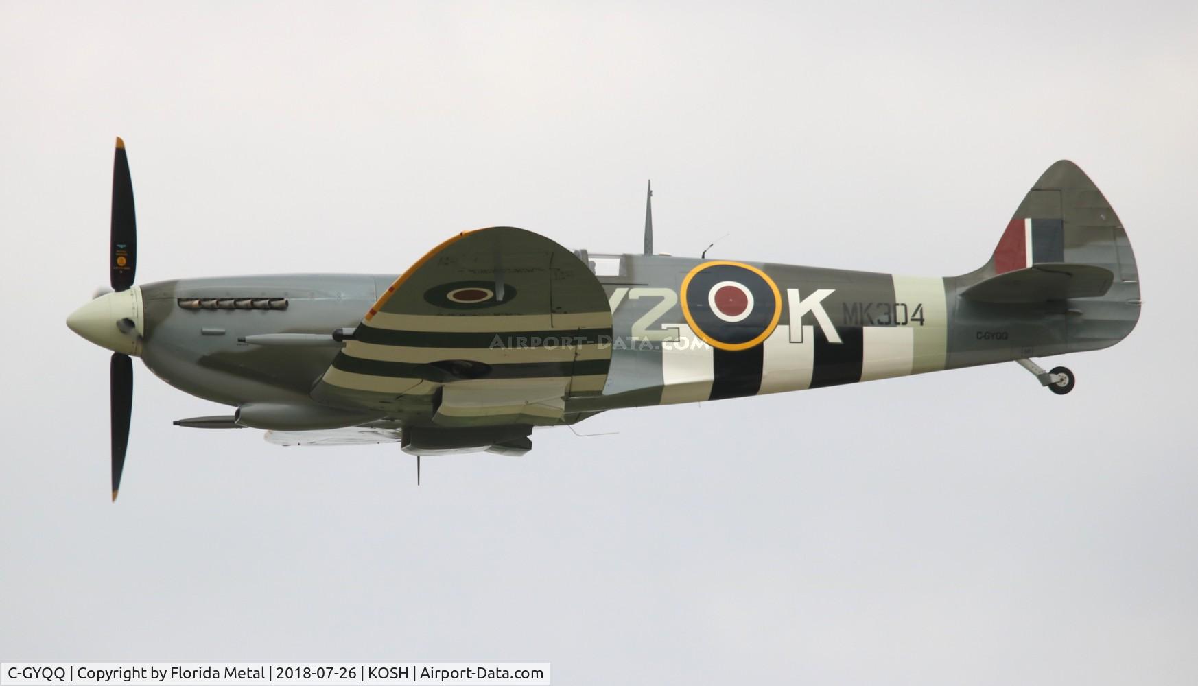 C-GYQQ, 1945 Supermarine Spitfire IXe C/N TE294, OSH 2018