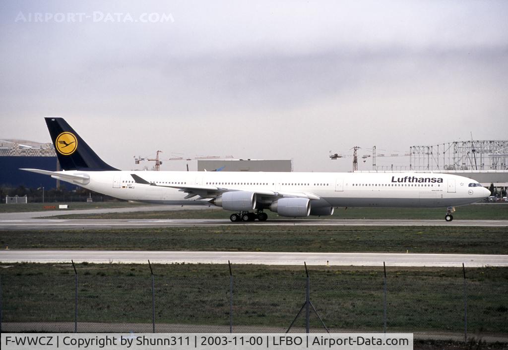 F-WWCZ, 2003 Airbus A340-642 C/N 537, C/n 0537 - To be D-AIHD