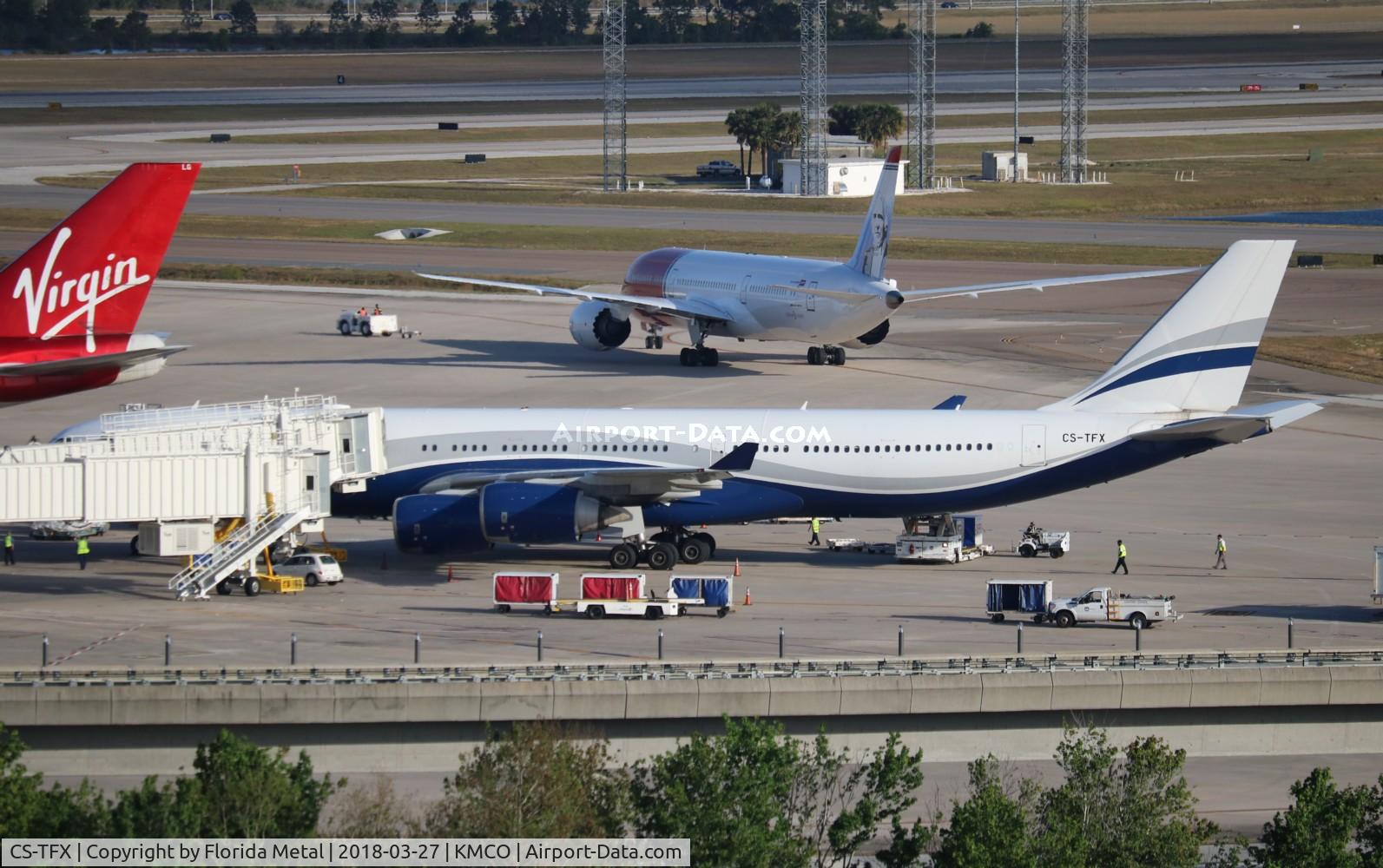 CS-TFX, 2008 Airbus A340-541 C/N 912, MCO spotting