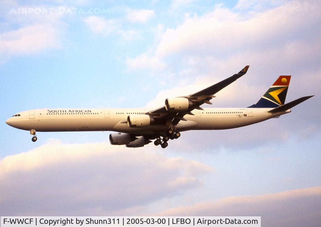 F-WWCF, 2005 Airbus A340-642 C/N 626, C/n 0626 - To be ZS-SNH