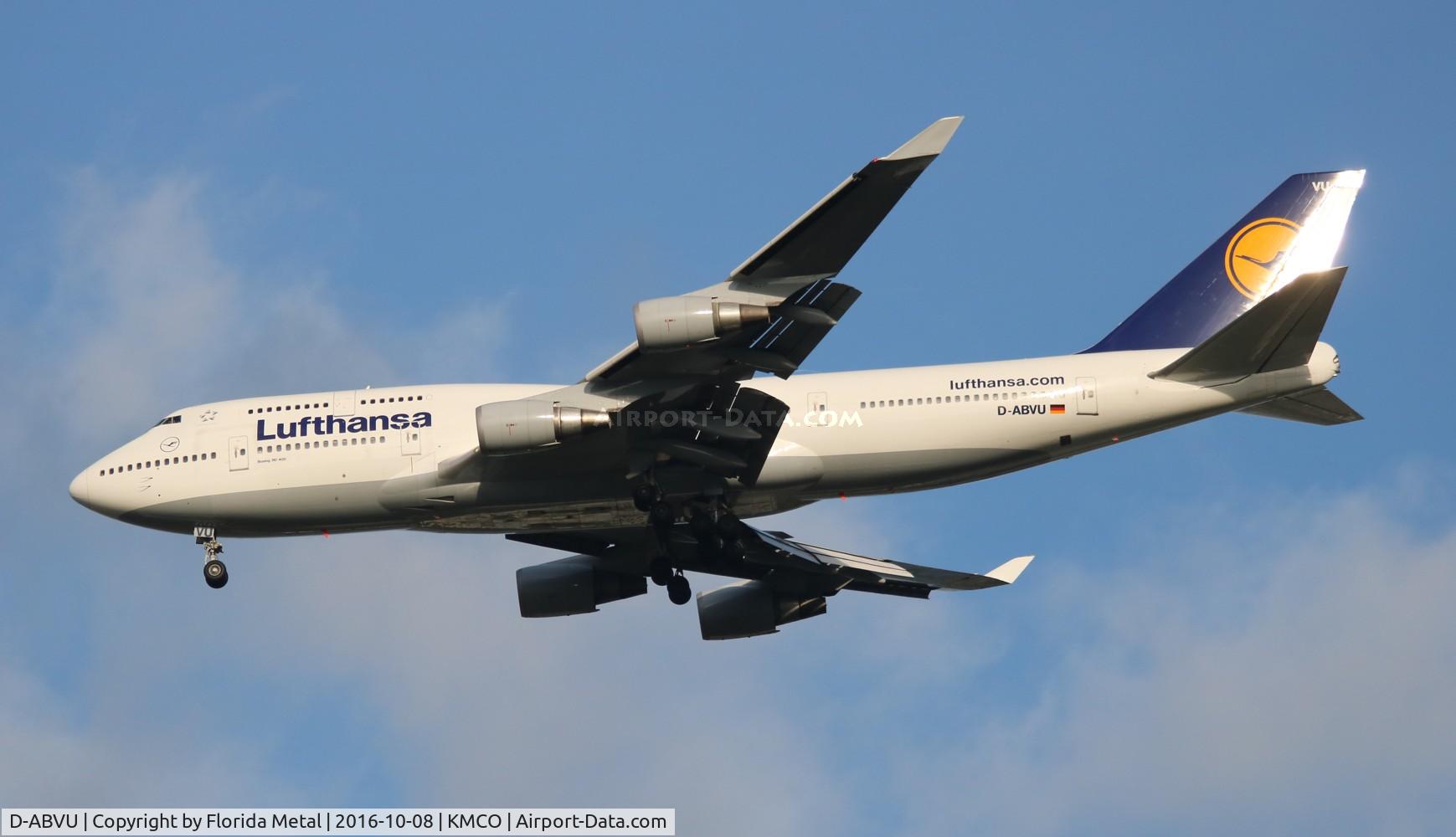D-ABVU, 1998 Boeing 747-430 C/N 29492, MCO spotting