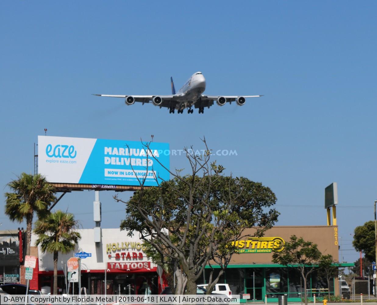 D-ABYI, 2013 Boeing 747-830 C/N 37833, LAX spotting